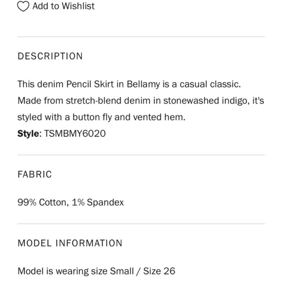 NWT-Joe’s Jeans- Skirt- Size 26 - Picture 14 of 14